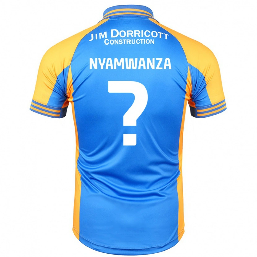 Danxen Donna Maglia Simba Nyamwanza #0 Blu Ambra Kit Gara Home 2024/25 Maglietta