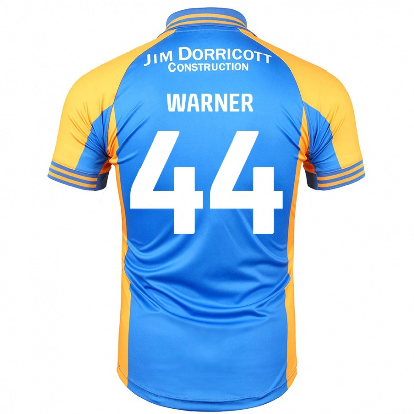 Danxen Donna Maglia James Warner #44 Blu Ambra Kit Gara Home 2024/25 Maglietta