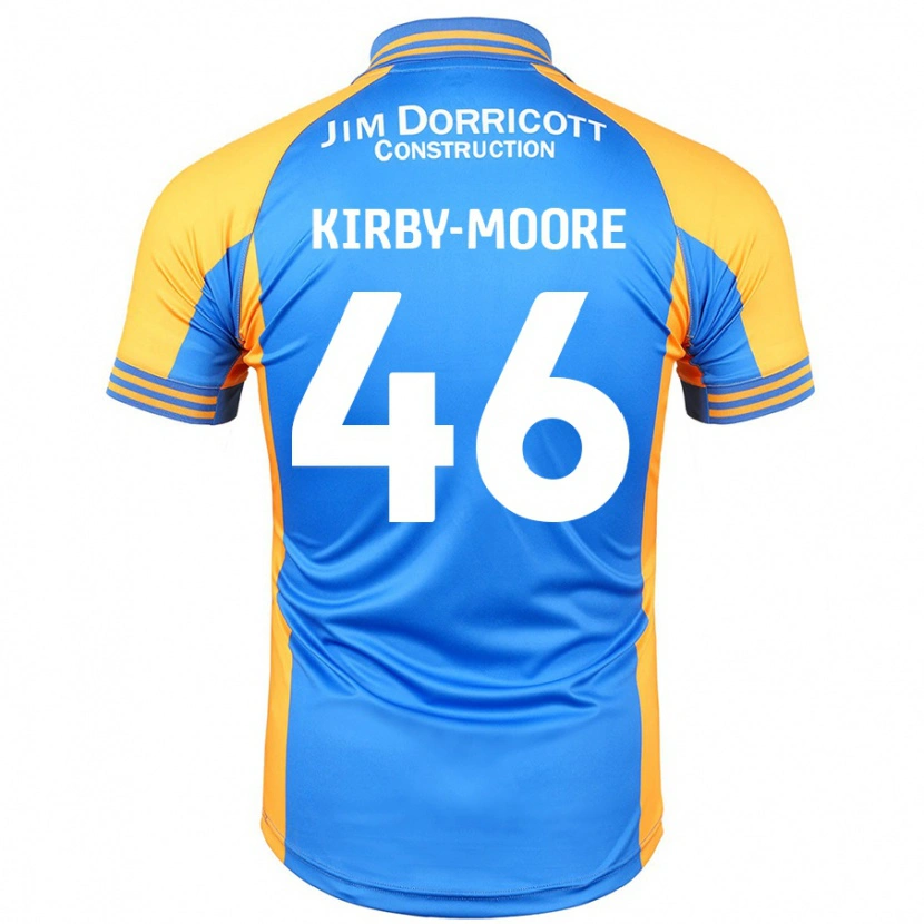 Danxen Donna Maglia Harvey Kirby-Moore #46 Blu Ambra Kit Gara Home 2024/25 Maglietta