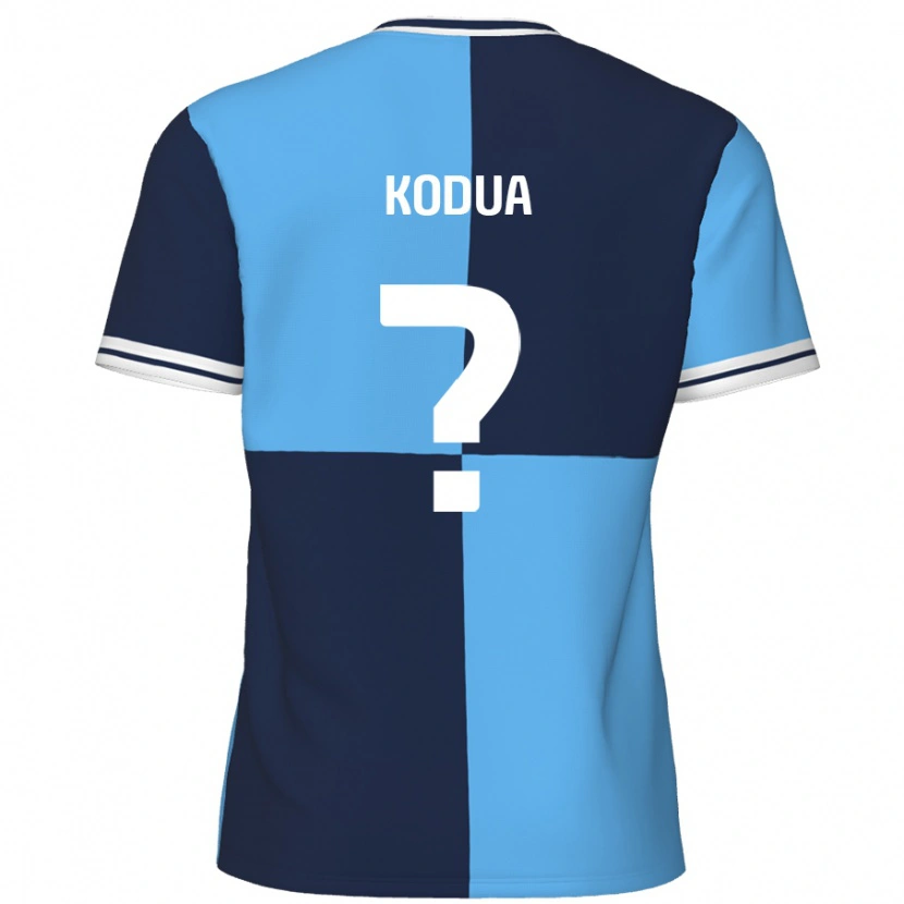 Danxen Donna Maglia Gideon Kodua #0 Azzurro Blu Scuro Kit Gara Home 2024/25 Maglietta