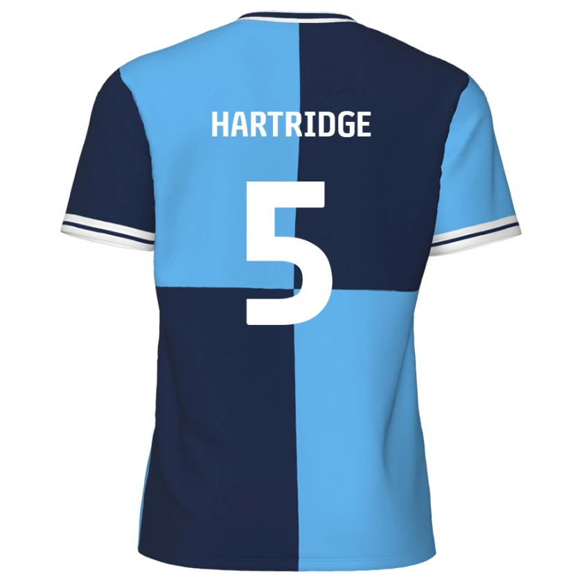 Danxen Donna Maglia Alex Hartridge #5 Azzurro Blu Scuro Kit Gara Home 2024/25 Maglietta