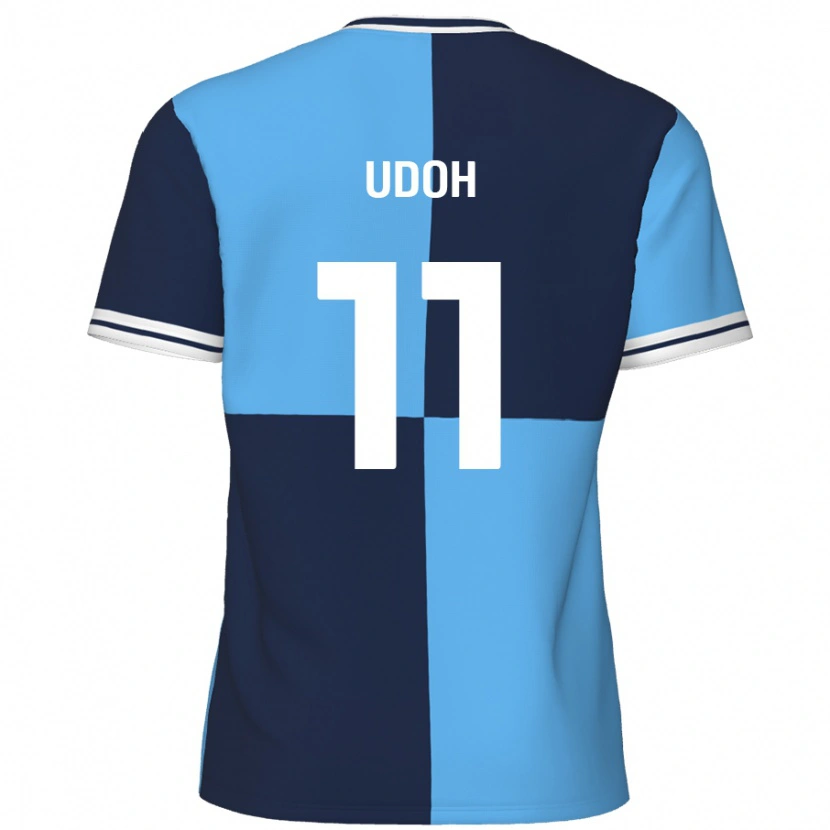 Danxen Donna Maglia Daniel Udoh #11 Azzurro Blu Scuro Kit Gara Home 2024/25 Maglietta