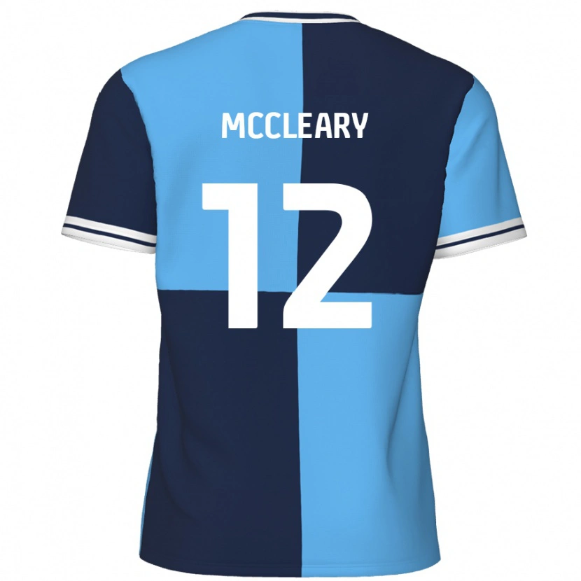 Danxen Donna Maglia Garath Mccleary #12 Azzurro Blu Scuro Kit Gara Home 2024/25 Maglietta