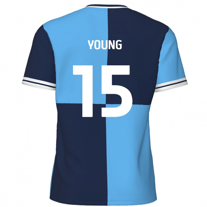 Danxen Donna Maglia Jack Young #15 Azzurro Blu Scuro Kit Gara Home 2024/25 Maglietta