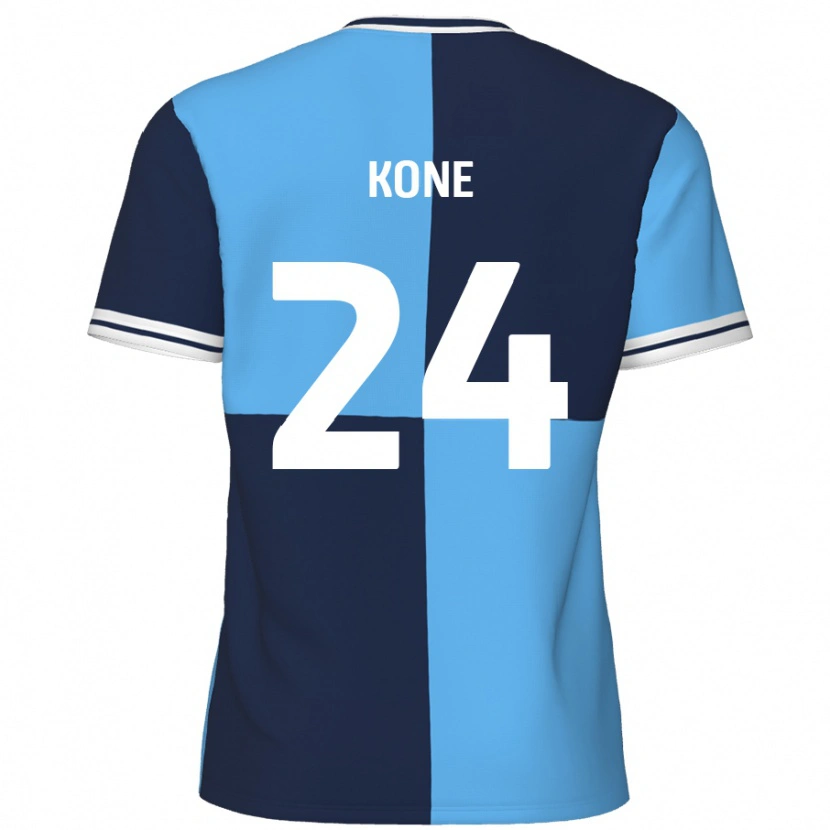 Danxen Donna Maglia Richard Kone #24 Azzurro Blu Scuro Kit Gara Home 2024/25 Maglietta