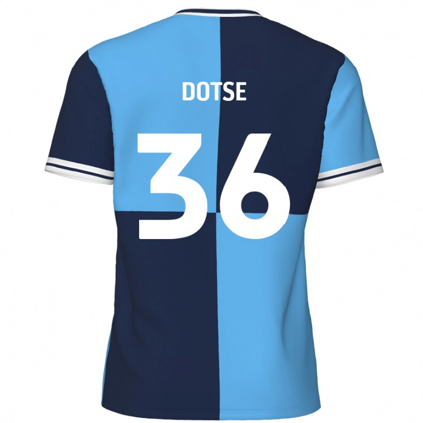 Danxen Donna Maglia Jahiem Dotse #36 Azzurro Blu Scuro Kit Gara Home 2024/25 Maglietta