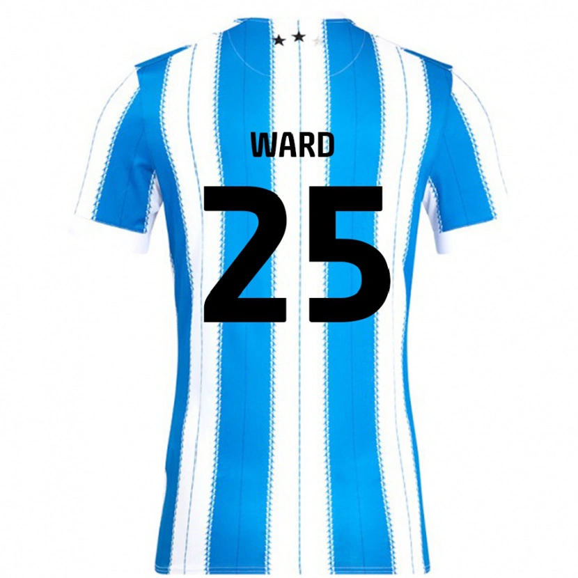 Danxen Donna Maglia Danny Ward #25 Blu Bianco Kit Gara Home 2024/25 Maglietta