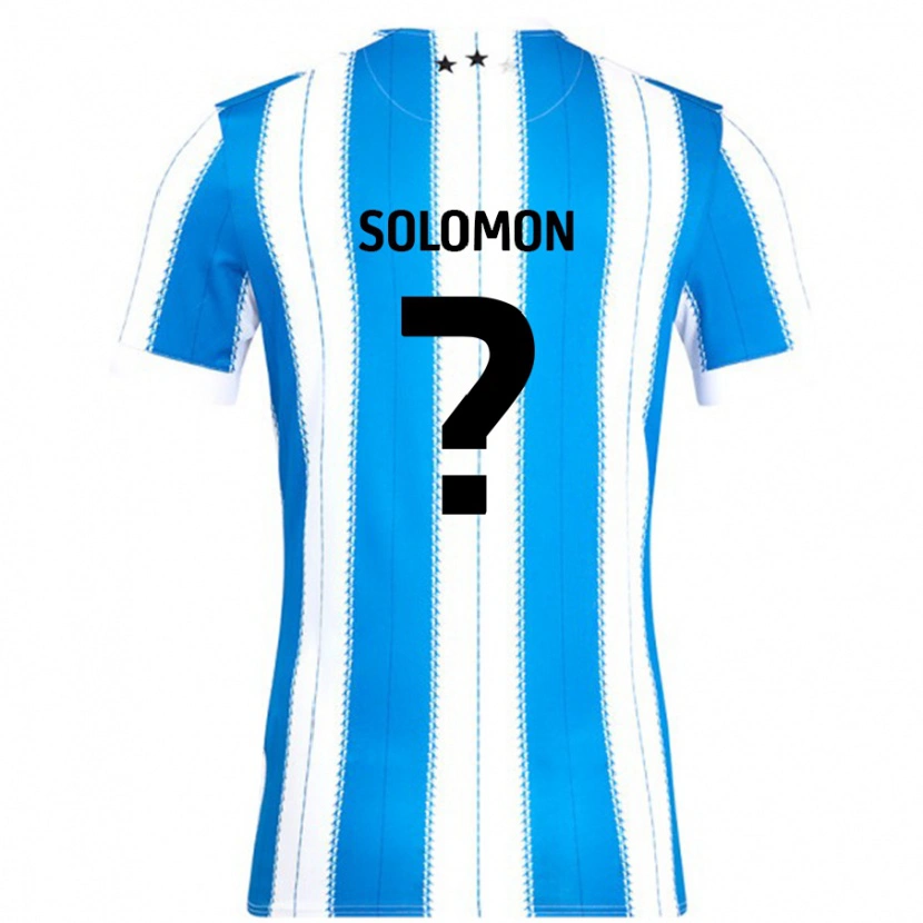 Danxen Donna Maglia Eko Solomon #0 Blu Bianco Kit Gara Home 2024/25 Maglietta