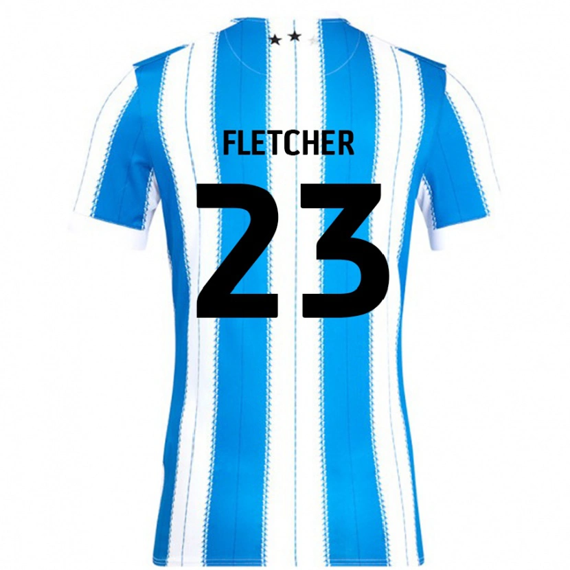 Danxen Donna Maglia Serena Fletcher #23 Blu Bianco Kit Gara Home 2024/25 Maglietta