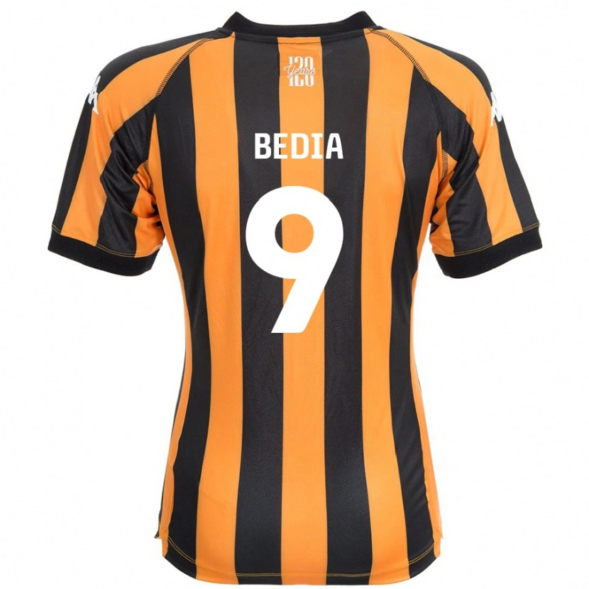 Danxen Donna Maglia Chris Bedia #9 Nero Ambra Kit Gara Home 2024/25 Maglietta