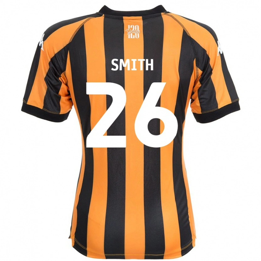 Danxen Donna Maglia Andy Smith #26 Nero Ambra Kit Gara Home 2024/25 Maglietta