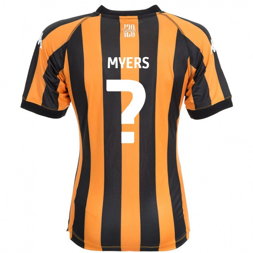 Danxen Donna Maglia Zane Myers #0 Nero Ambra Kit Gara Home 2024/25 Maglietta