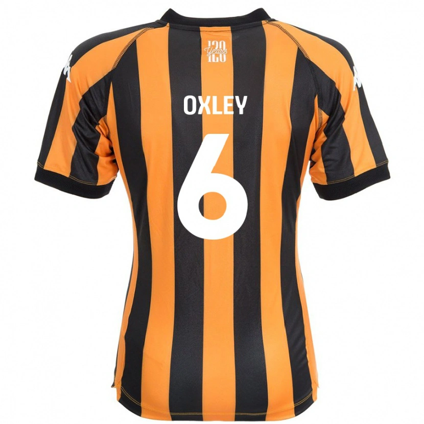 Danxen Donna Maglia Tilly Oxley #6 Nero Ambra Kit Gara Home 2024/25 Maglietta