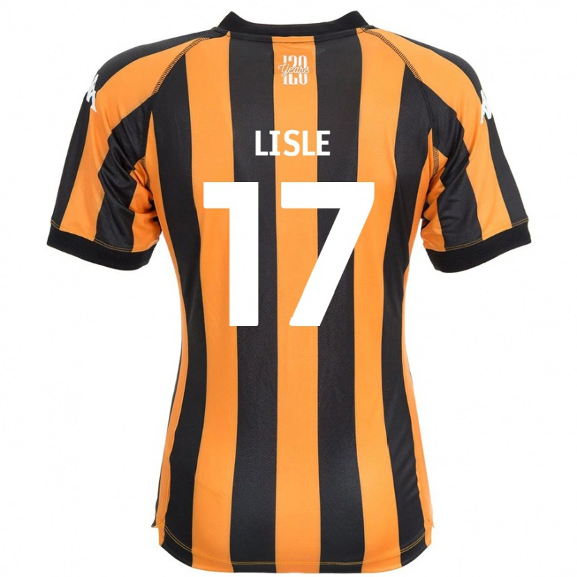 Danxen Donna Maglia Mary Lisle #17 Nero Ambra Kit Gara Home 2024/25 Maglietta