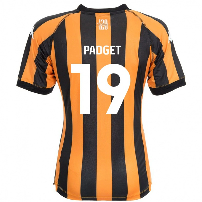 Danxen Donna Maglia Bethany Padget #19 Nero Ambra Kit Gara Home 2024/25 Maglietta