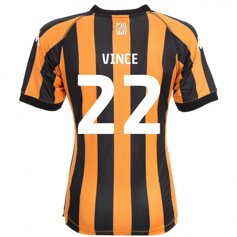 Danxen Donna Maglia Anna Vince #22 Nero Ambra Kit Gara Home 2024/25 Maglietta