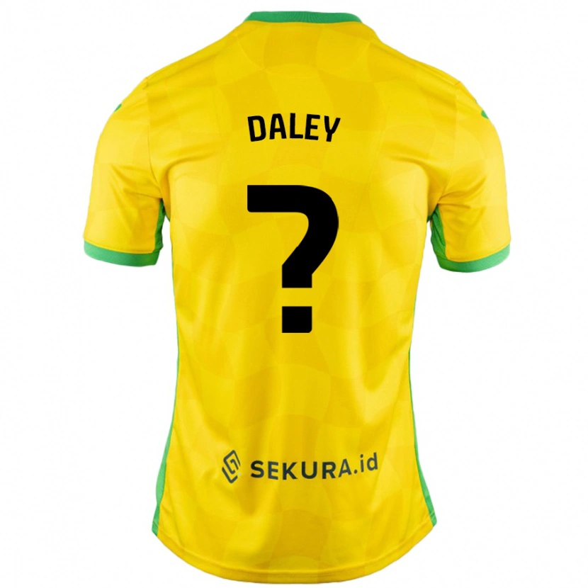 Danxen Donna Maglia Damari Daley #0 Giallo Verde Kit Gara Home 2024/25 Maglietta