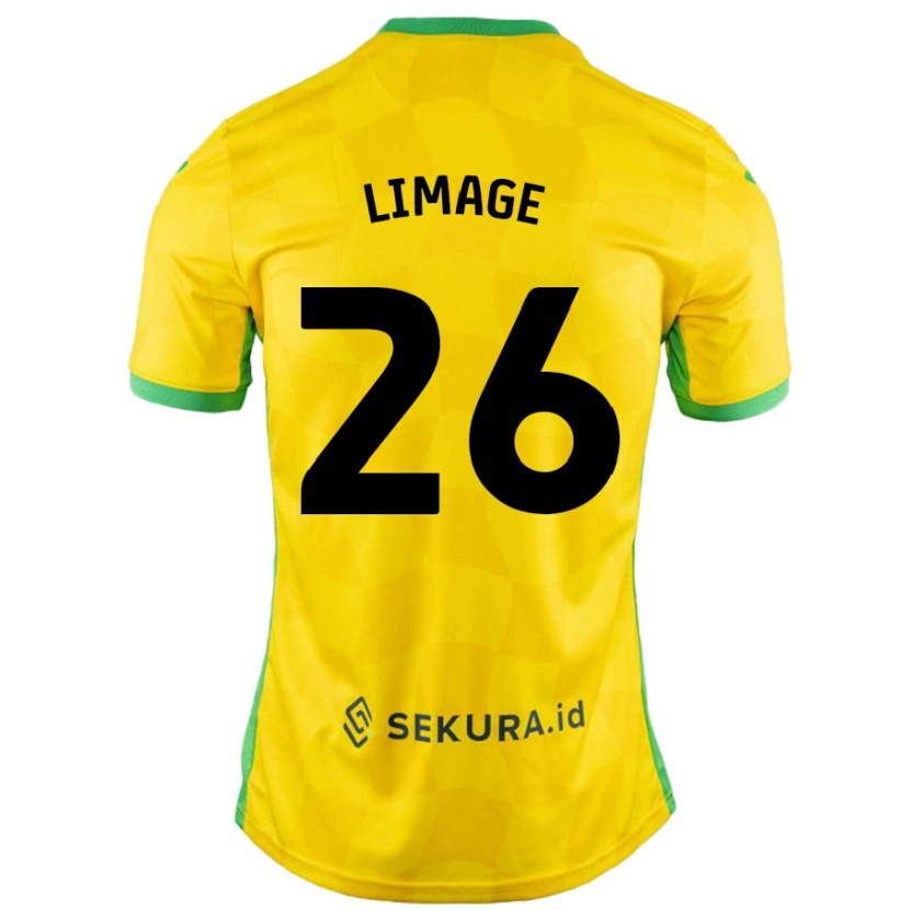 Danxen Donna Maglia Felicity Limage #26 Giallo Verde Kit Gara Home 2024/25 Maglietta