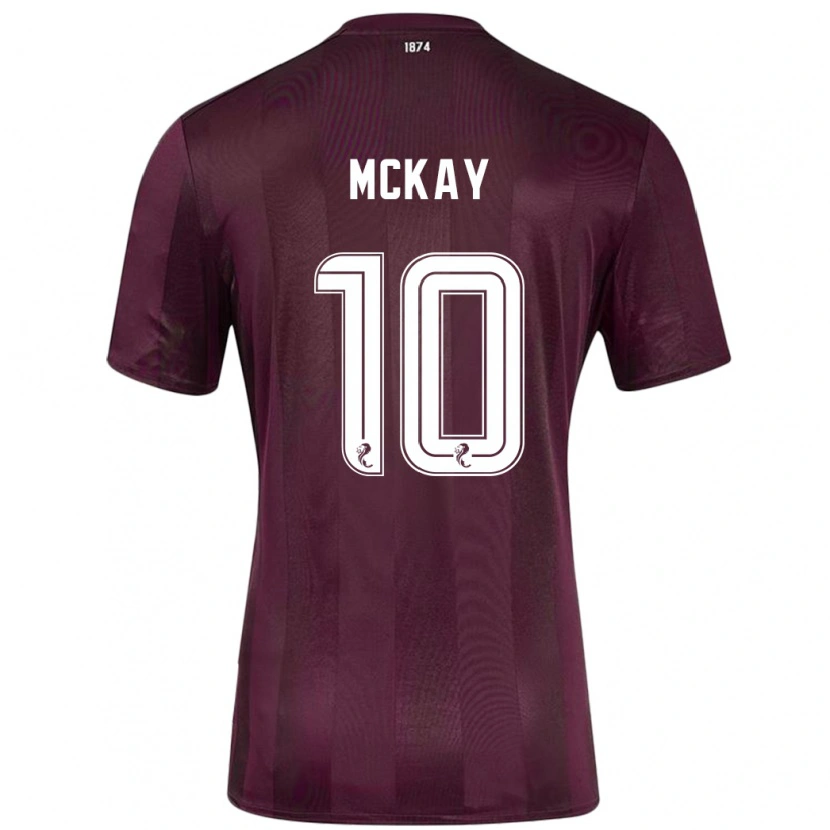 Danxen Donna Maglia Barrie Mckay #10 Borgogna Kit Gara Home 2024/25 Maglietta