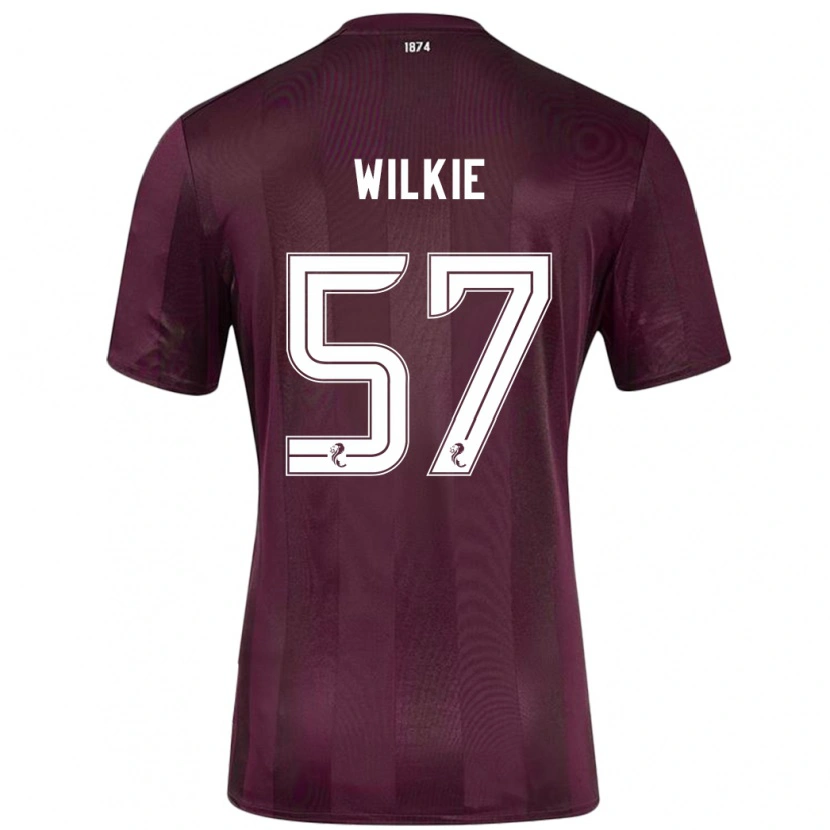 Danxen Donna Maglia Coupar Wilkie #57 Borgogna Kit Gara Home 2024/25 Maglietta