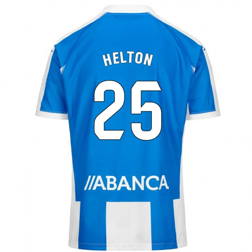 Danxen Donna Maglia Helton Leite #25 Blu Bianco Kit Gara Home 2024/25 Maglietta