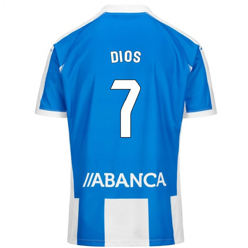 Danxen Donna Maglia Eva Dios #7 Blu Bianco Kit Gara Home 2024/25 Maglietta