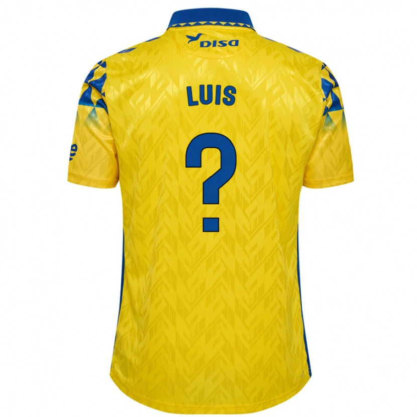 Danxen Donna Maglia Ryan Luis #0 Giallo Blu Kit Gara Home 2024/25 Maglietta