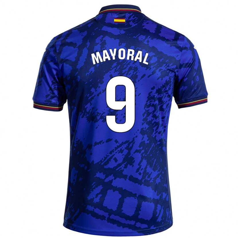 Danxen Donna Maglia Borja Mayoral #9 Blu Più Scuro Kit Gara Home 2024/25 Maglietta