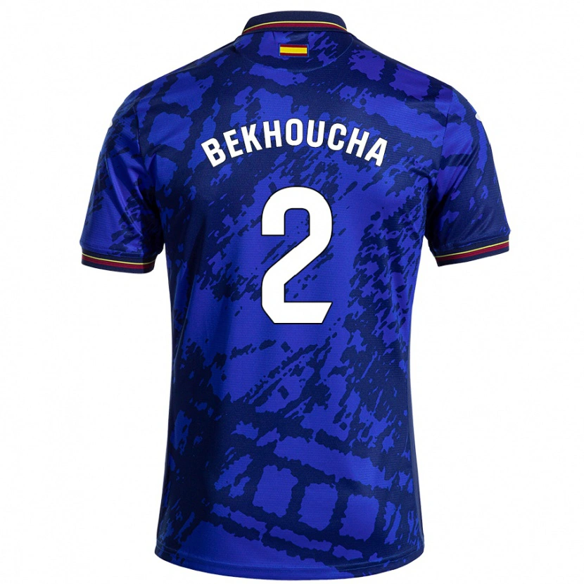 Danxen Donna Maglia Ismael Bekhoucha #2 Blu Più Scuro Kit Gara Home 2024/25 Maglietta