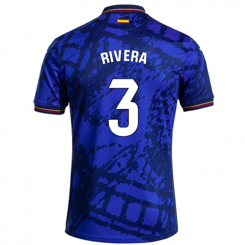 Danxen Donna Maglia Gorka Rivera #3 Blu Più Scuro Kit Gara Home 2024/25 Maglietta