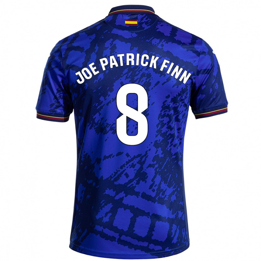 Danxen Donna Maglia John Joe Patrick Finn #8 Blu Più Scuro Kit Gara Home 2024/25 Maglietta