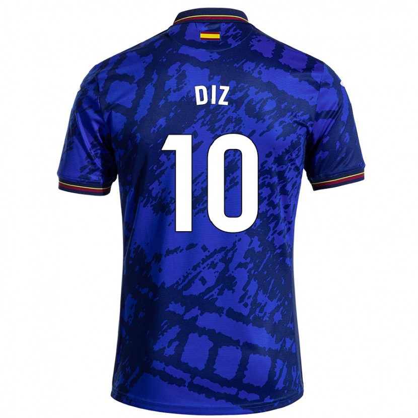 Danxen Donna Maglia Rafa Diz #10 Blu Più Scuro Kit Gara Home 2024/25 Maglietta