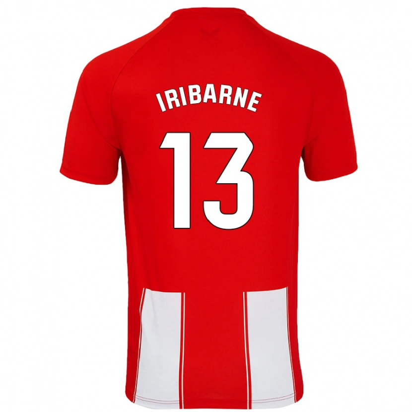 Danxen Donna Maglia Bruno Iribarne #13 Rosso Bianco Kit Gara Home 2024/25 Maglietta