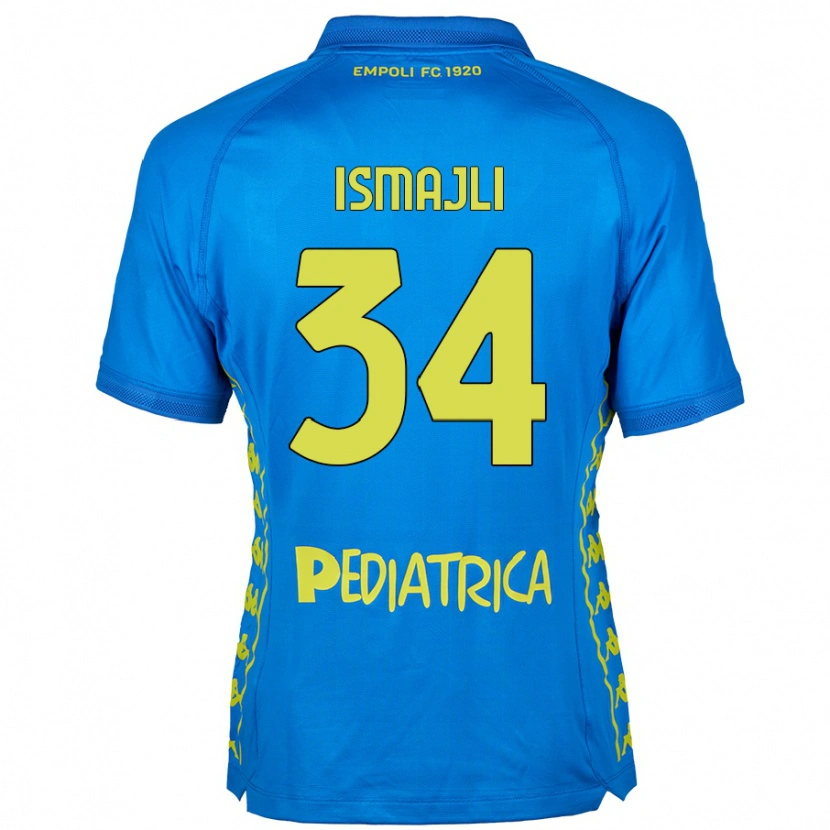 Danxen Donna Maglia Ardian Ismajli #34 Blu Kit Gara Home 2024/25 Maglietta