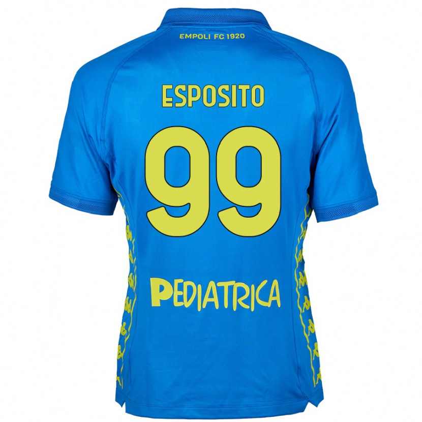 Danxen Donna Maglia Sebastiano Esposito #99 Blu Kit Gara Home 2024/25 Maglietta
