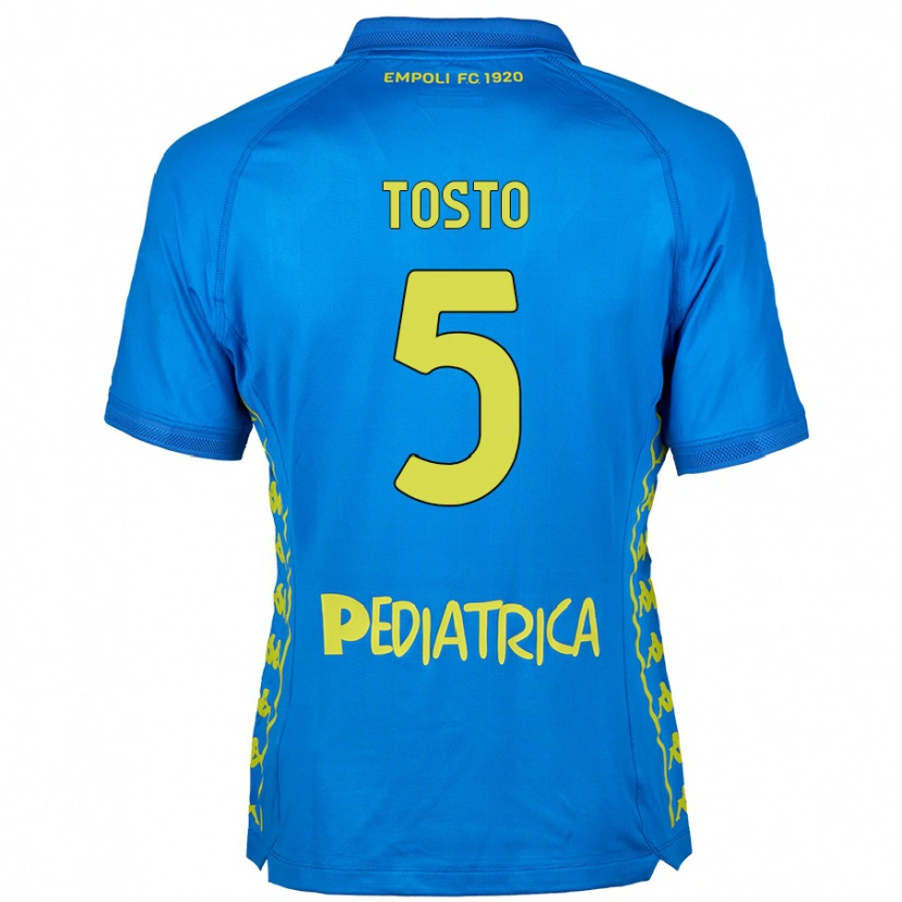 Danxen Donna Maglia Lorenzo Tosto #5 Blu Kit Gara Home 2024/25 Maglietta