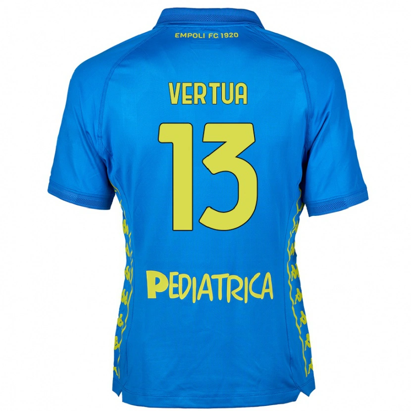 Danxen Donna Maglia Filippo Vertua #13 Blu Kit Gara Home 2024/25 Maglietta