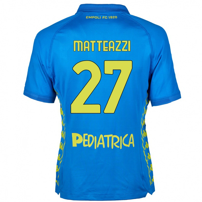 Danxen Donna Maglia Ernesto Matteazzi #27 Blu Kit Gara Home 2024/25 Maglietta