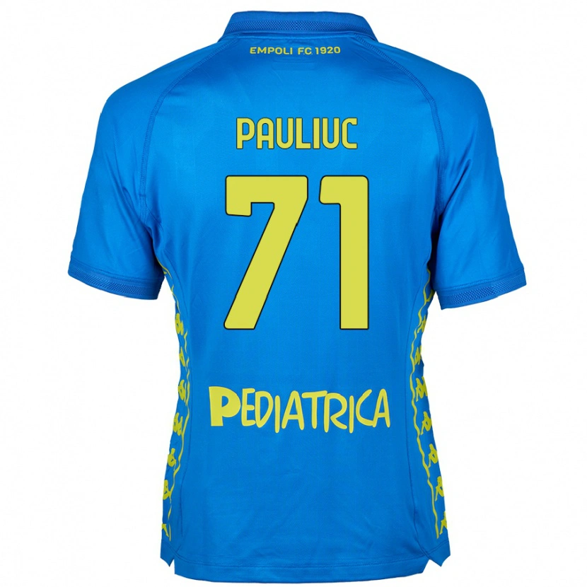Danxen Donna Maglia Nicolò Pauliuc #71 Blu Kit Gara Home 2024/25 Maglietta