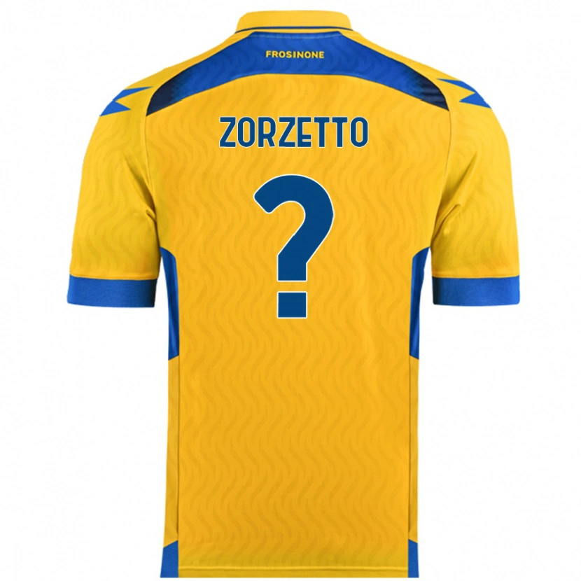 Danxen Donna Maglia Bruno Zorzetto #0 Giallo Kit Gara Home 2024/25 Maglietta