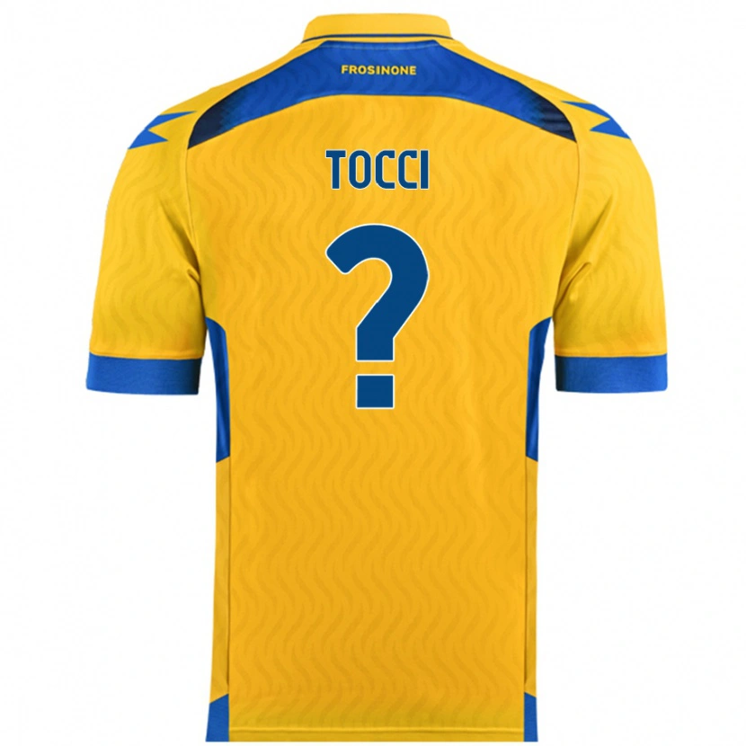 Danxen Donna Maglia Federico Tocci #0 Giallo Kit Gara Home 2024/25 Maglietta