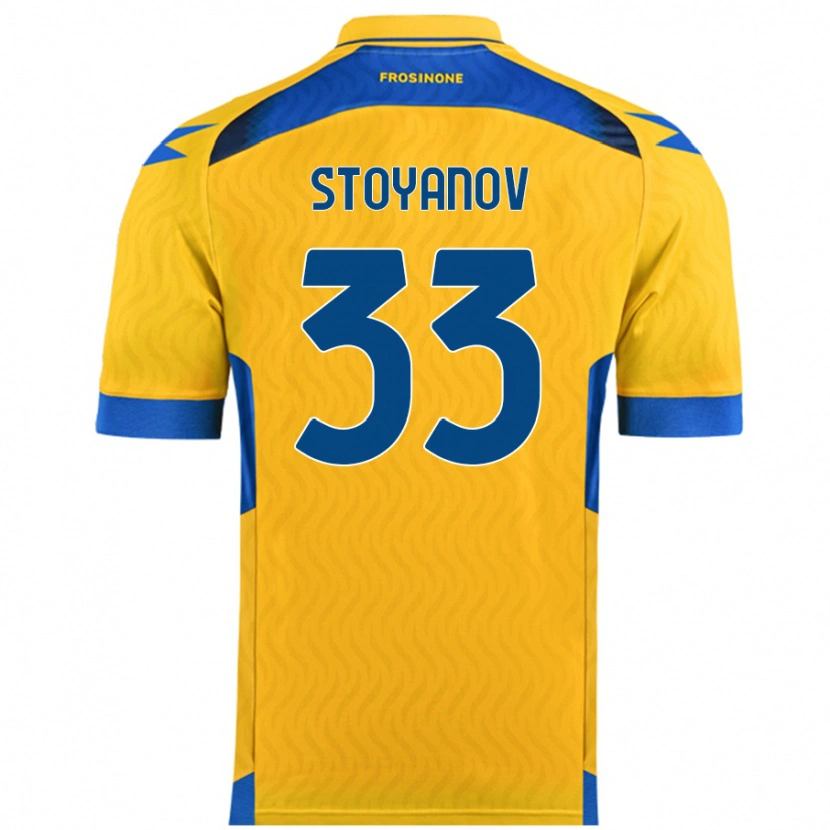 Danxen Donna Maglia Steliyan Stoyanov #33 Giallo Kit Gara Home 2024/25 Maglietta