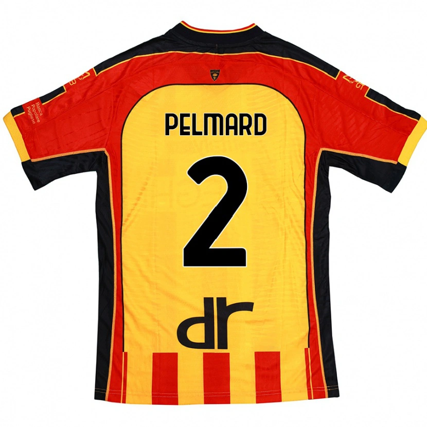 Danxen Donna Maglia Andy Pelmard #2 Giallo Rosso Kit Gara Home 2024/25 Maglietta