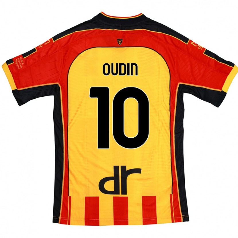 Danxen Donna Maglia Rémi Oudin #10 Giallo Rosso Kit Gara Home 2024/25 Maglietta