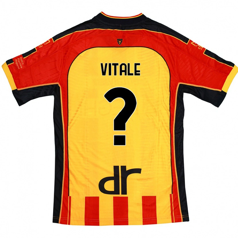 Danxen Donna Maglia Leonardo Vitale #0 Giallo Rosso Kit Gara Home 2024/25 Maglietta
