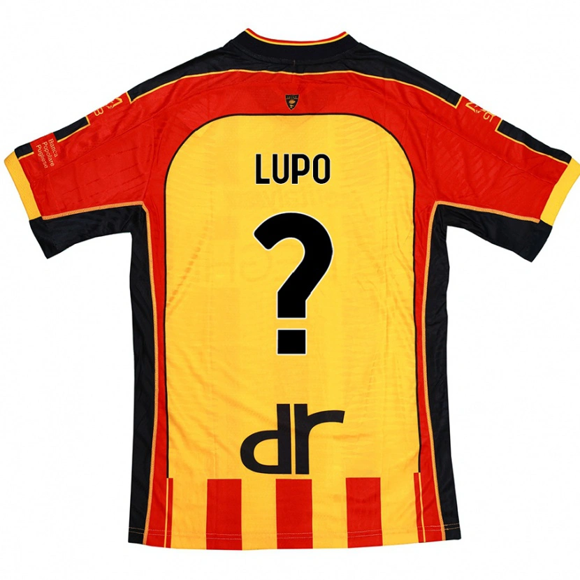 Danxen Donna Maglia Christian Lupo #0 Giallo Rosso Kit Gara Home 2024/25 Maglietta