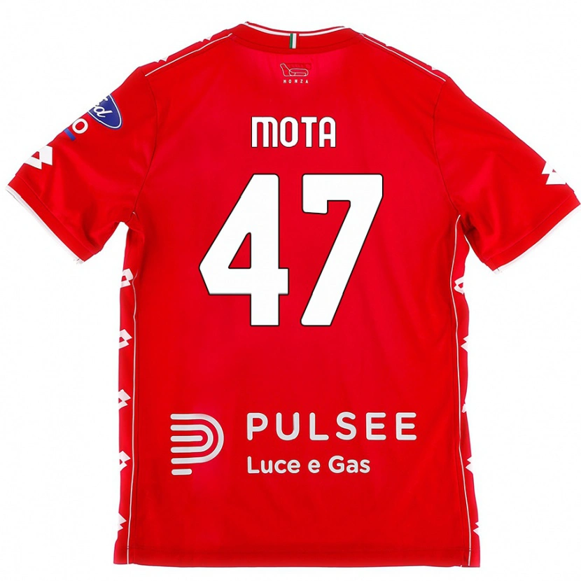 Danxen Donna Maglia Dany Mota #47 Rosso Bianco Kit Gara Home 2024/25 Maglietta