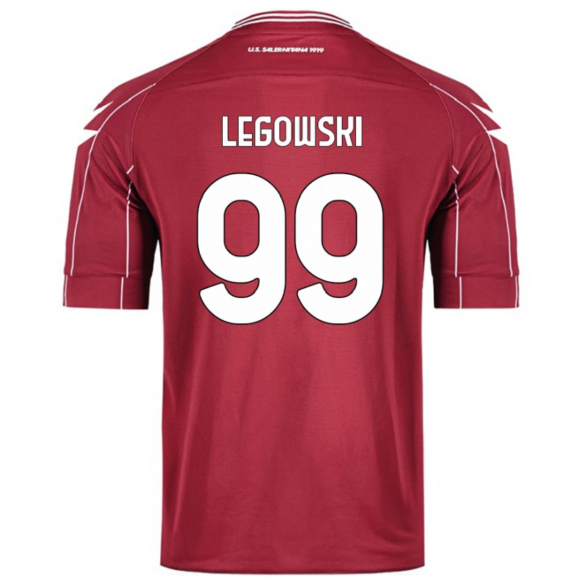 Danxen Donna Maglia Mateusz Legowski #99 Borgogna Kit Gara Home 2024/25 Maglietta