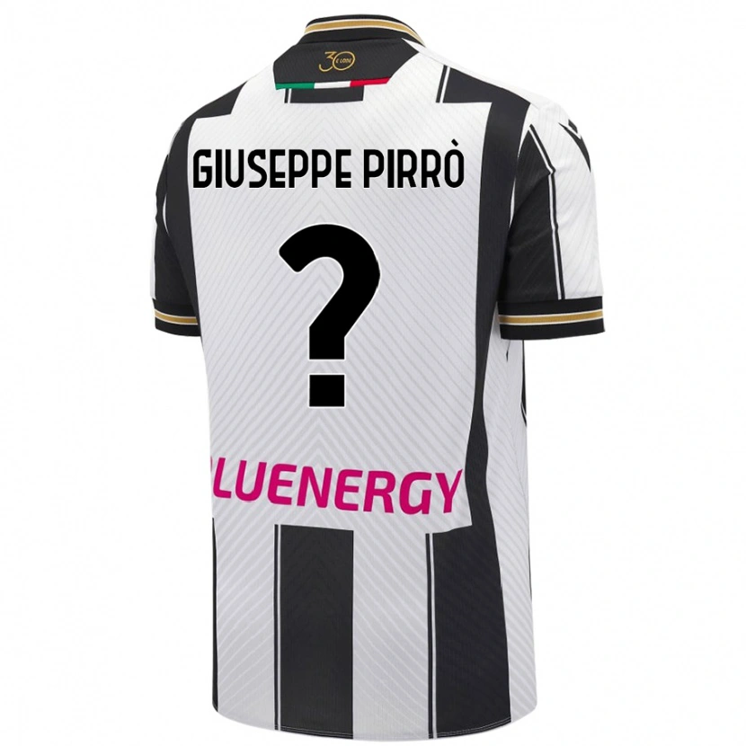 Danxen Donna Maglia Marco Giuseppe Pirrò #0 Bianco Nero Kit Gara Home 2024/25 Maglietta