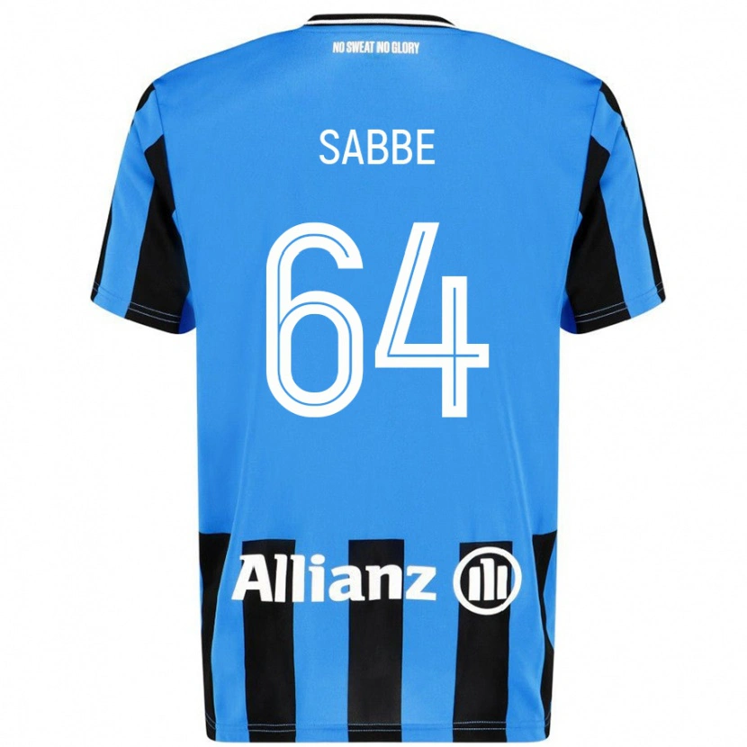 Danxen Donna Maglia Kyriani Sabbe #64 Azzurro Nero Kit Gara Home 2024/25 Maglietta